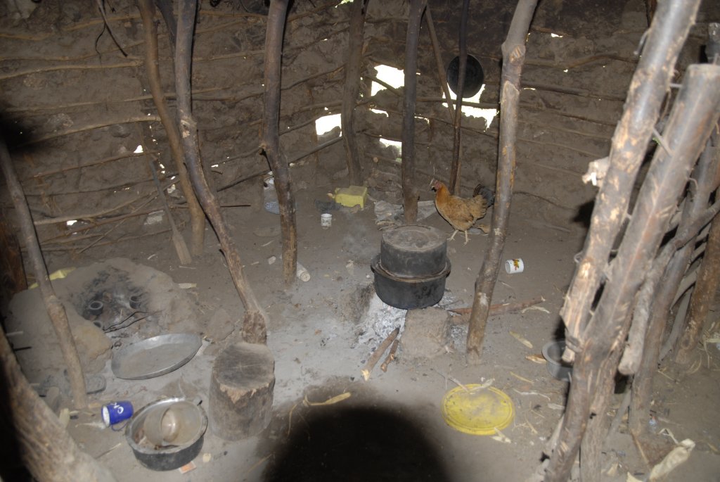 Als K&uuml;che dienender Geb&auml;udeteil.