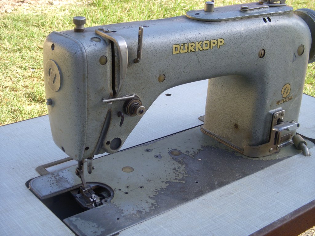 Our society financed the repair and refurbishment of this sewing machine for a needy Kenyan taylor and leather artisan.