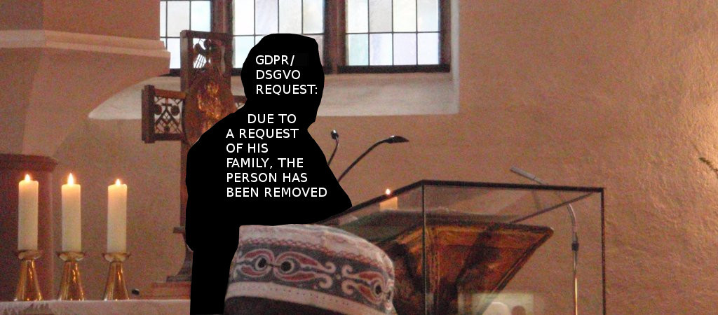 The service in the Protestant Town Church, Freudenstadt, was held by our society's board member.