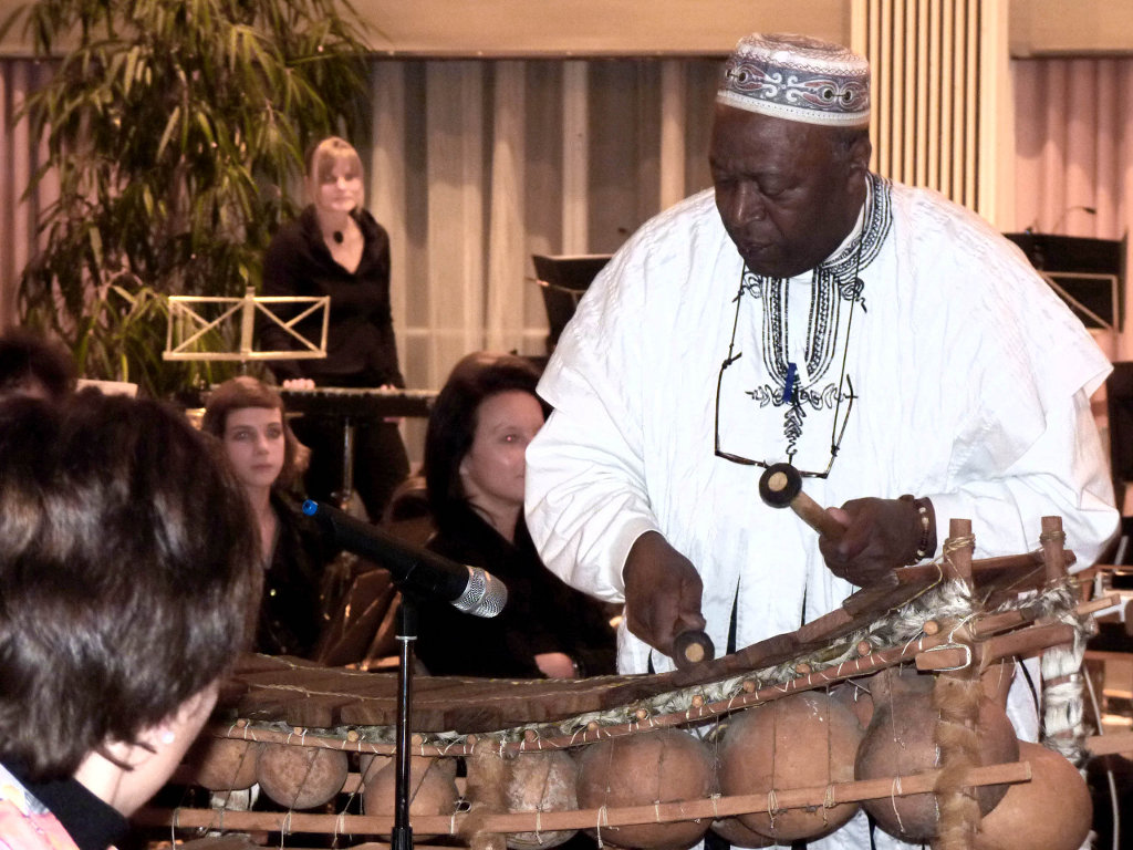 African drum music by Mr. Martin Ngnoubamdjum.