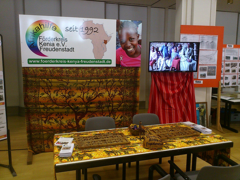 Society's information stand at "Burgermesse" Freudenstadt.