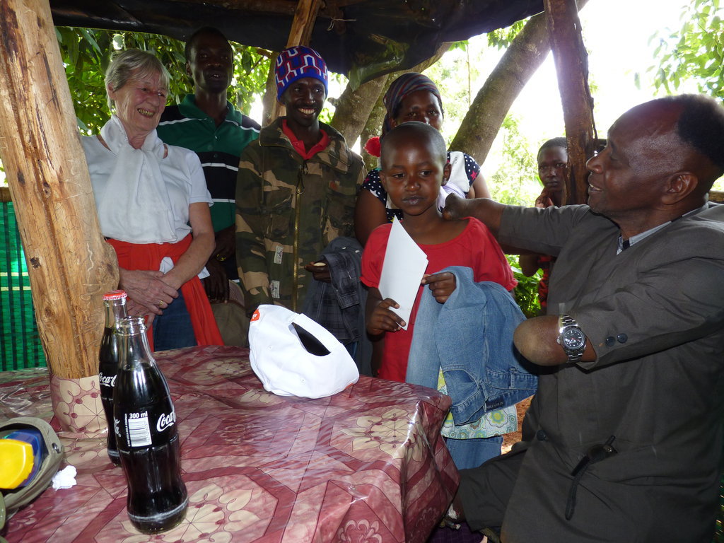 Besuch bei einer vom Verein unterst&uuml;tzten, im Hochland lebenden Familie.