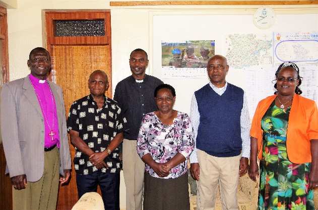 Besuch im Bischofsb&uuml;ro (Di&ouml;zese Embu).