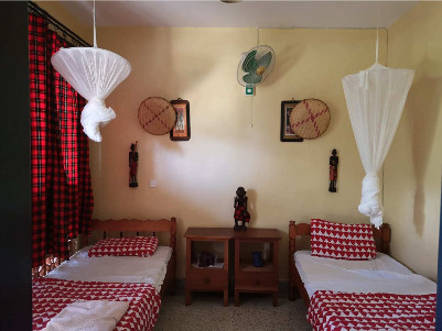 Unser Zimmer.